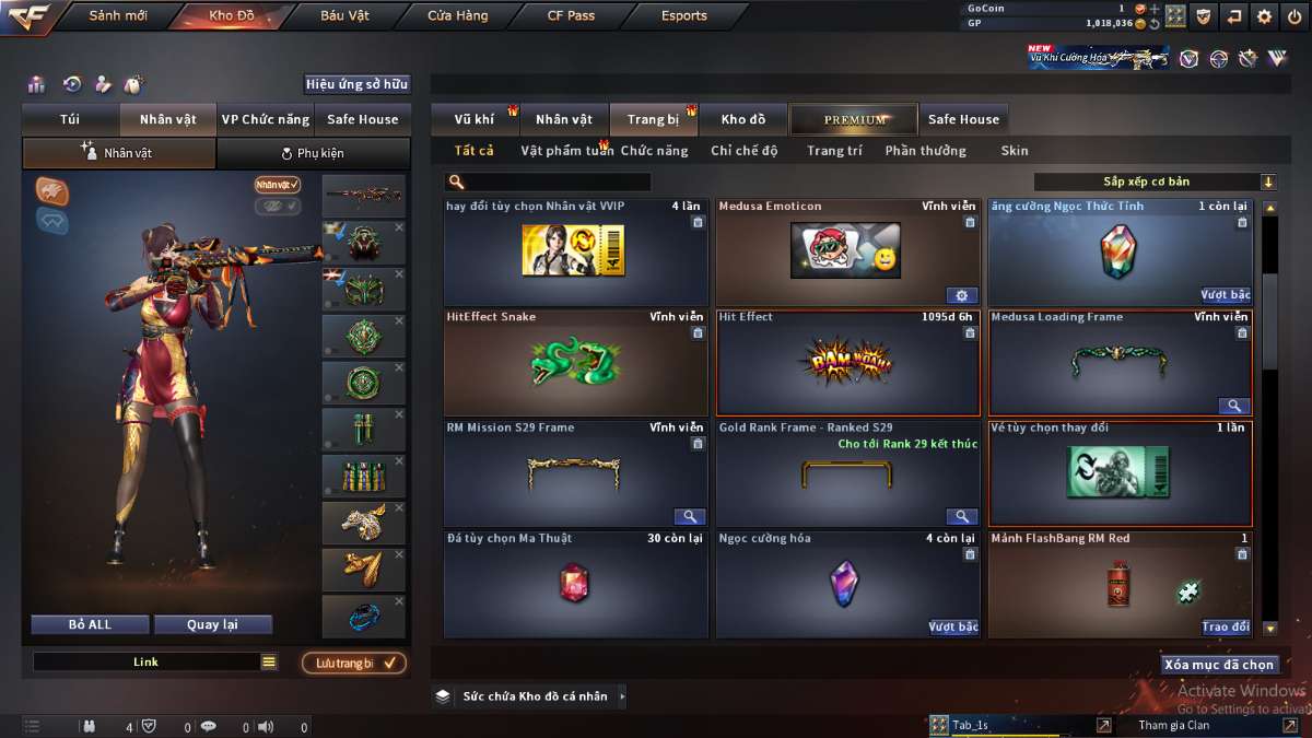 shop acc cf uy tin gia re